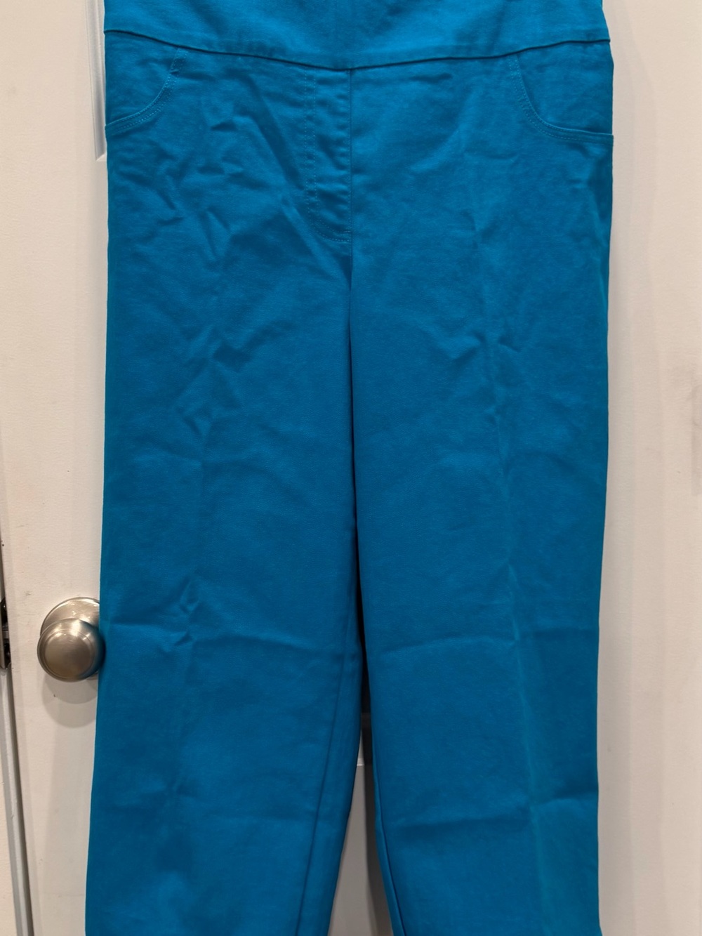 Ruby Rd. Teal Pull-On Capri Pants